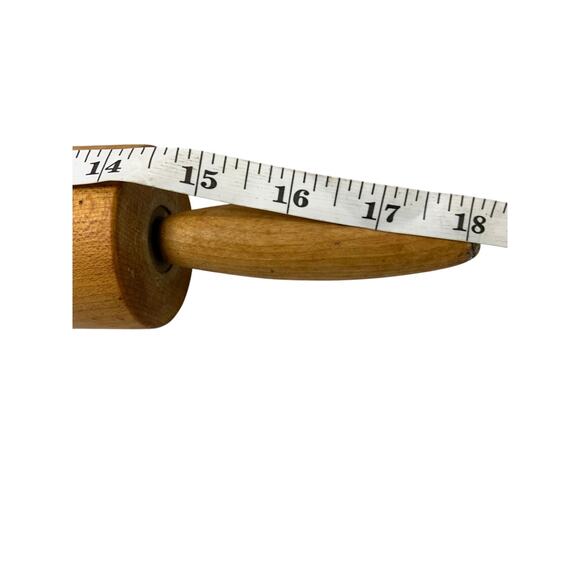 Vintage Wooden Rolling Pin Mid Century 60s 70s - Picture 6 of 7